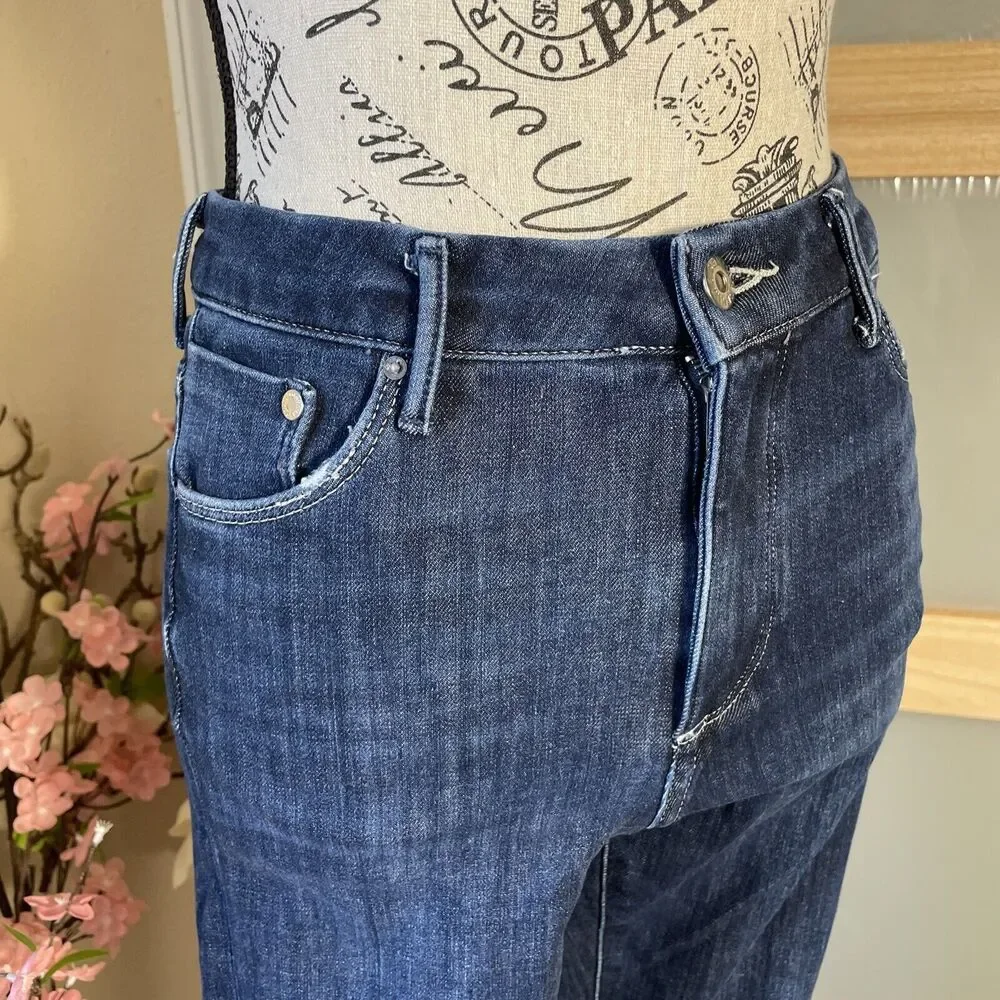& Denim Women's 360 Stretch Jeans Skinny High Waist Size 28/32 Everyday Casual